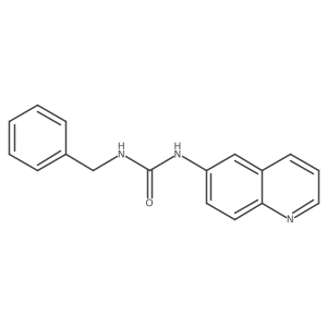 N-benzyl-N'-[quinolin-6-yl]urea结构式