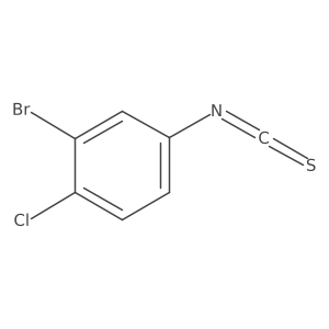 3-Bromo-4-chlorophenyl Isothiocyanate结构式