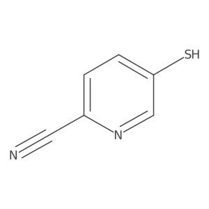 2-Pyridinecarbonitrile, 5-mercapto-结构式