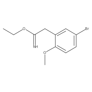 Ethyl 2-(5-bromo-2-methoxyphenyl)ethanimidate Structure