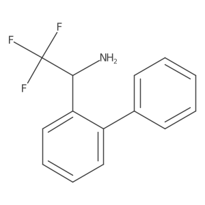 1-([1,1'-Biphenyl]-2-yl)-2,2,2-trifluoroethan-1-amine Structure