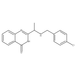 2-{1-[(4-chlorobenzyl)amino]ethyl}-4(3H)-quinazolinone Structure