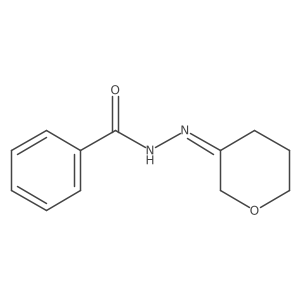 Benzoic acid, 2-(dihydro-2H-pyran-3(4H)-ylidene)hydrazide Structure