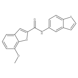 N-(benzo[b]thiophen-5-yl)-7-methoxybenzofuran-2-carboxamide Structure