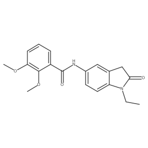 N-(1-ethyl-2-oxoindolin-5-yl)-2,3-dimethoxybenzamide Structure