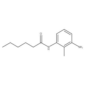 N-(3-Amino-2-methylphenyl)hexanamide结构式