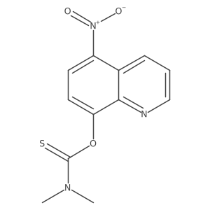 Carbamothioic acid, dimethyl-, O-(5-nitro-8-quinolinyl) ester结构式