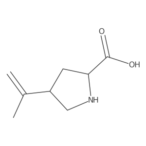 Proline, 4-(1-methylethenyl)- Structure