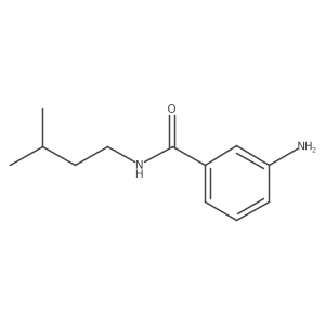 3-amino-N-(3-methylbutyl)benzamide结构式