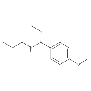 [1-(4-Methoxyphenyl)propyl](propyl)amine结构式