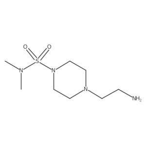 4-(2-aminoethyl)-N,N-dimethylpiperazine-1-sulfonamide Structure