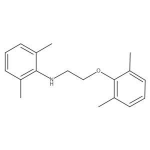 N-[2-(2,6-Dimethylphenoxy)ethyl]-2,6-dimethylaniline结构式