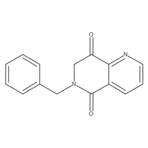 6,7-Dihydro-6-(phenylmethyl)-1,6-naphthyridine-5,8-dione Structure