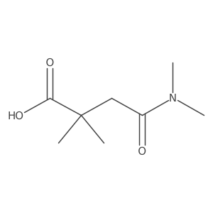 2,2,N,N-Tetramethylsuccinamic acid结构式