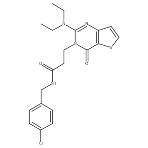 N-(4-cyanophenyl)-2-({4-[4-(4-methoxyphenyl)piperazin-1-yl]pyrimidin-2-yl}thio)acetamide结构式