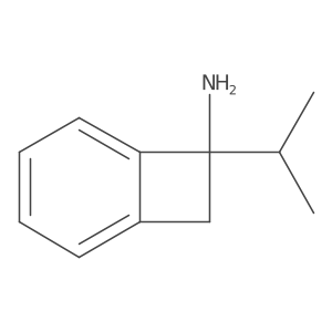 7-Isopropylbicyclo[4.2.0]octa-1,3,5-trien-7-amine结构式