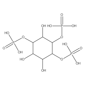 (1R,2S,3S,4R,5S,6S)-3,5,6-Trihydroxycyclohexane-1,2,4-triyl tris(dihydrogen phosphate)结构式