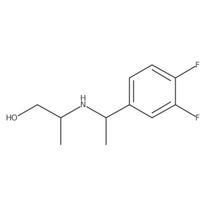 2-{[1-(3,4-Difluorophenyl)ethyl]amino}propan-1-ol结构式