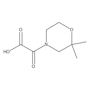 2-(2,2-Dimethylmorpholin-4-yl)-2-oxoacetic acid Structure