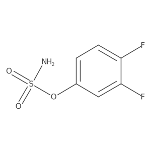 3,4-Difluorophenyl sulfamate Structure