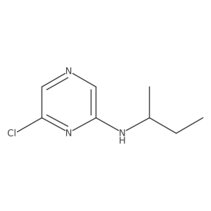 N-(Sec-butyl)-6-chloro-2-pyrazinamine结构式