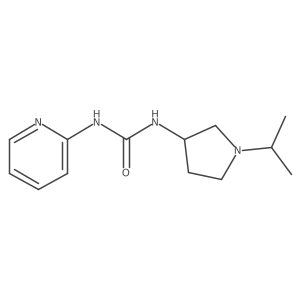 1-(1-Isopropylpyrrolidin-3-yl)-3-(pyridin-2-yl)urea Structure