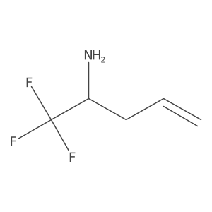 (S)-1,1,1-Trifluoropent-4-en-2-amine Structure