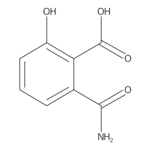 2-Carbamoyl-6-hydroxybenzoic acid结构式