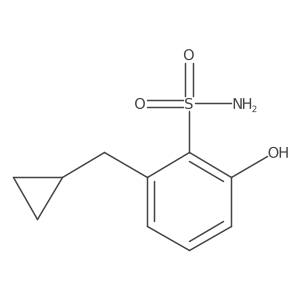 2-(Cyclopropylmethyl)-6-hydroxybenzenesulfonamide Structure