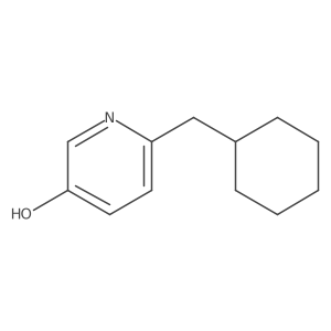 6-(Cyclohexylmethyl)pyridin-3-OL结构式