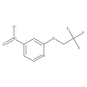 4-Nitro-2-(2,2,2-trifluoroethoxy)pyridine Structure