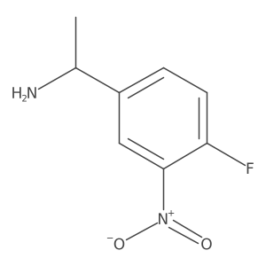 1-(4-Fluoro-3-nitrophenyl)ethanamine Structure