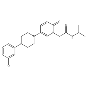 2-{3-[4-(3-chlorophenyl)piperazin-1-yl]-6-oxopyridazin-1(6H)-yl}-N-(propan-2-yl)acetamide Structure