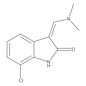(Z/E)-7-chloro-3-((dimethylamino)methylene)indolin-2-one Structure