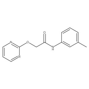 2-(pyrimidin-2-yloxy)-N-(m-tolyl)acetamide结构式