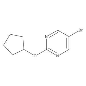 5-Bromo-2-cyclopentyloxypyrimidine结构式