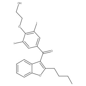 Amiodarone metabolite M5 Structure
