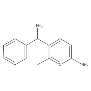 5-(Amino(phenyl)methyl)-6-methylpyridin-2-amine结构式