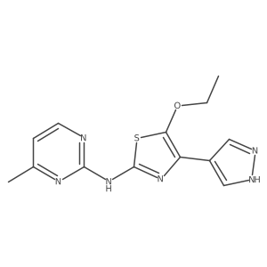 5-ethoxy-N-(4-methylpyrimidin-2-yl)-4-(1H-pyrazol-4-yl)thiazol-2-amine Structure