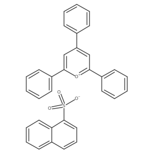 2,4,6-Triphenylpyrylium naphthalene-1-sulfonate结构式