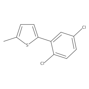 2-(2,5-Dichlorophenyl)-5-methylthiophene结构式