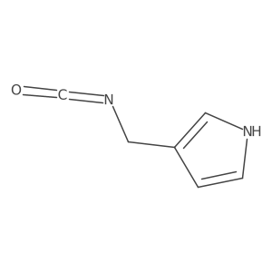 3-(isocyanatomethyl)-1H-pyrrole结构式