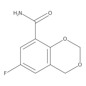 6-Fluoro-4H-benzo[1,3]dioxine-8-carboxylic acid amide Structure