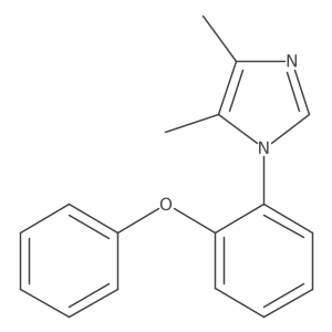 4,5-Dimethyl-1-(2-phenoxyphenyl)-1H-imidazole结构式