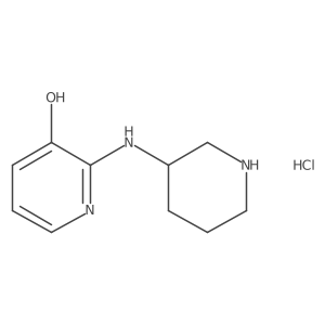 2-(Piperidin-3-ylamino)pyridin-3-ol hydrochloride结构式