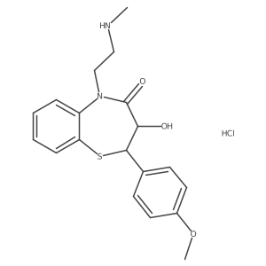 N-Desmethyl desacetyl diltiazem hydrochloride Structure
