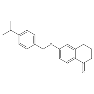 6-(4-Isopropylbenzyloxy)-3,4-dihydronaphthalen-1(2h)-one结构式