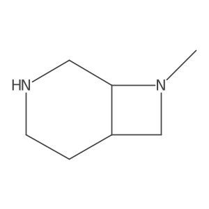 (1R,6S)-8-Methyl-3,8-diazabicyclo[4.2.0]octane Structure