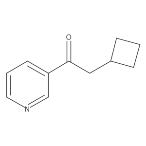 2-Cyclobutyl-1-(pyridin-3-yl)ethan-1-one Structure