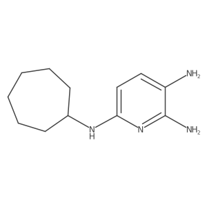 2,3,6-Pyridinetriamine, N6-cycloheptyl-结构式